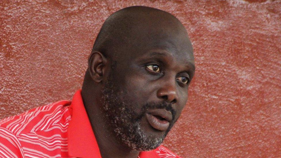 Liberia president George Weah