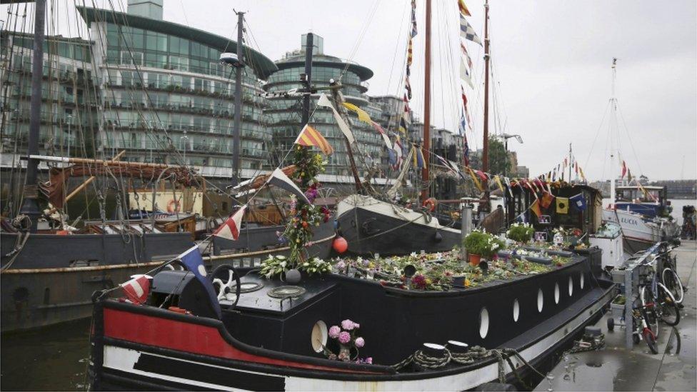 Jo Cox houseboat