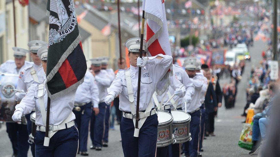 Parade in Rathfriland