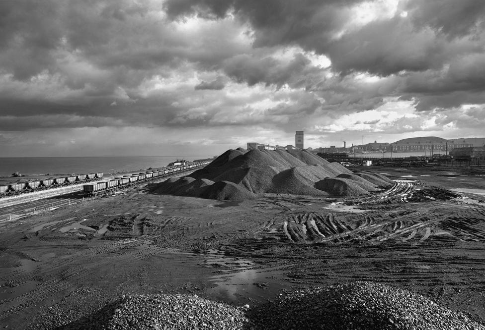 Coal Stock Piles, Dawdon Colliery, Seaham, England 1983