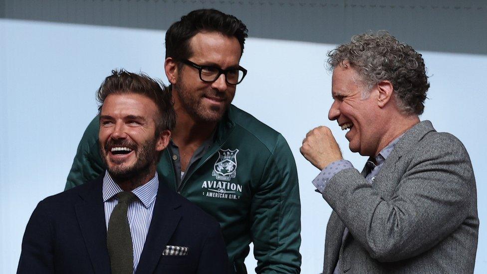 David Beckham, Ryan Reynolds a Will Ferrell