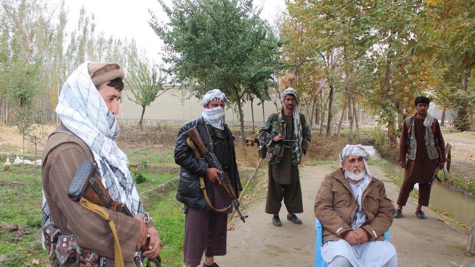 Mehrab, a local pro-government commander. Local militias frequently step in to fight the Taliban alongside security forces in many parts of Afghanistan