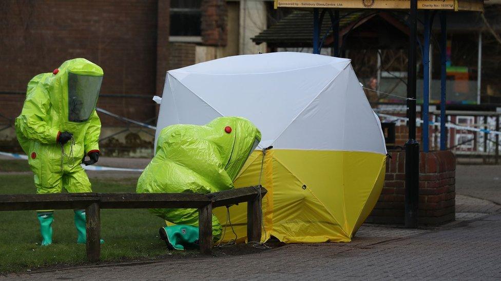 Salisbury poisoning clean-up teams in operation