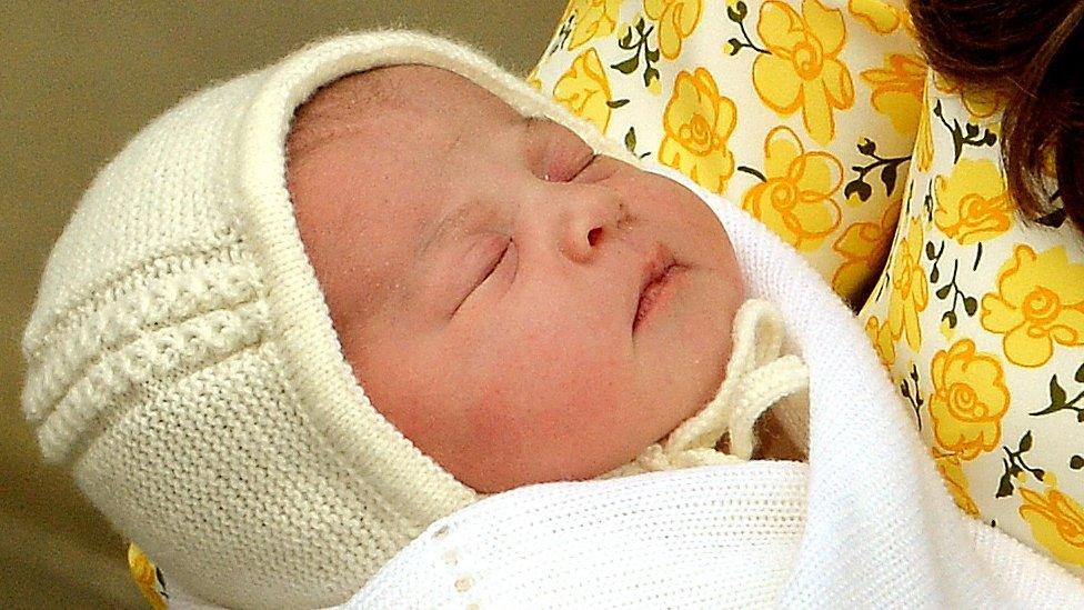 Princess Charlotte newborn