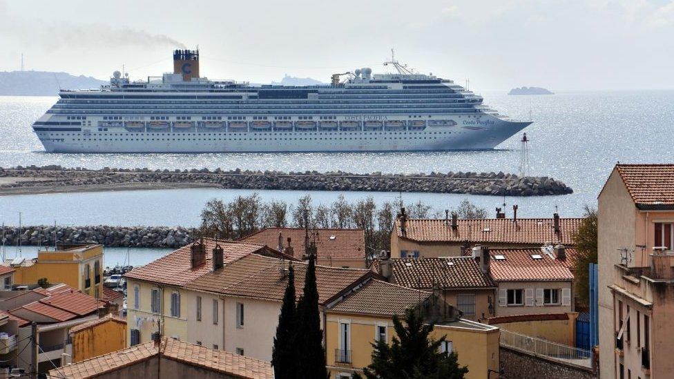 The 17-deck Costa Pacifica cost £460m when it was built in 2009