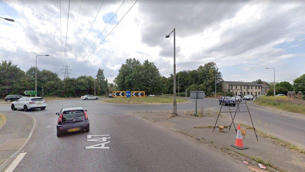 Roundabout in Wisbech