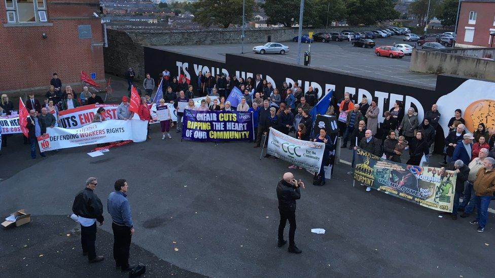 Health Cuts Protesters