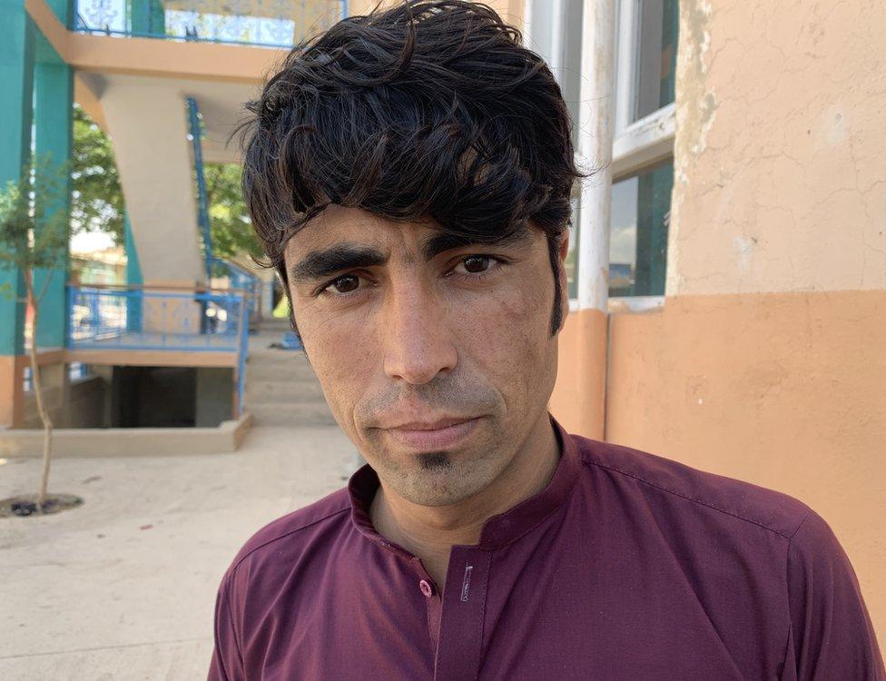 Tile-maker Samiullah in his village of Padkhwab in Logar province