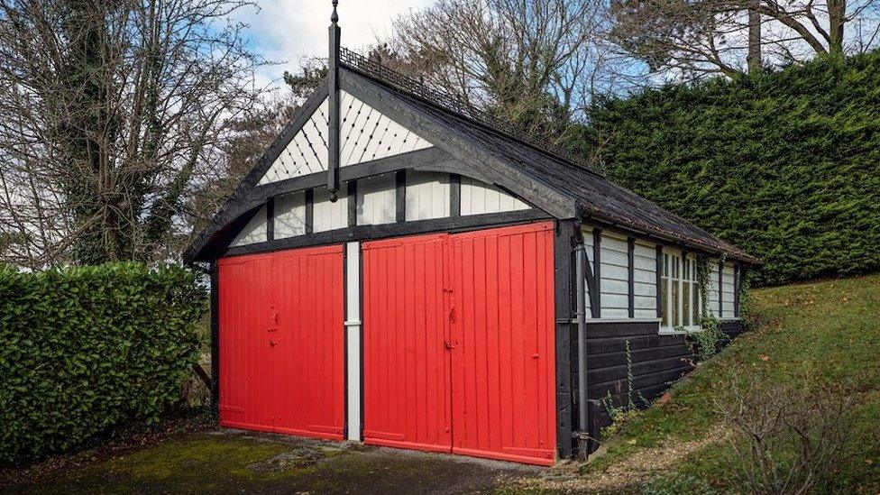 Motor car house at Durbins, Guildford