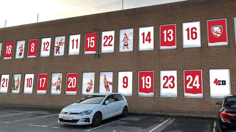 Rugby advent calendar