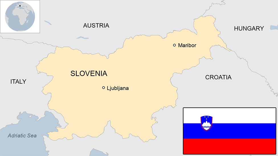 Map of Slovenia