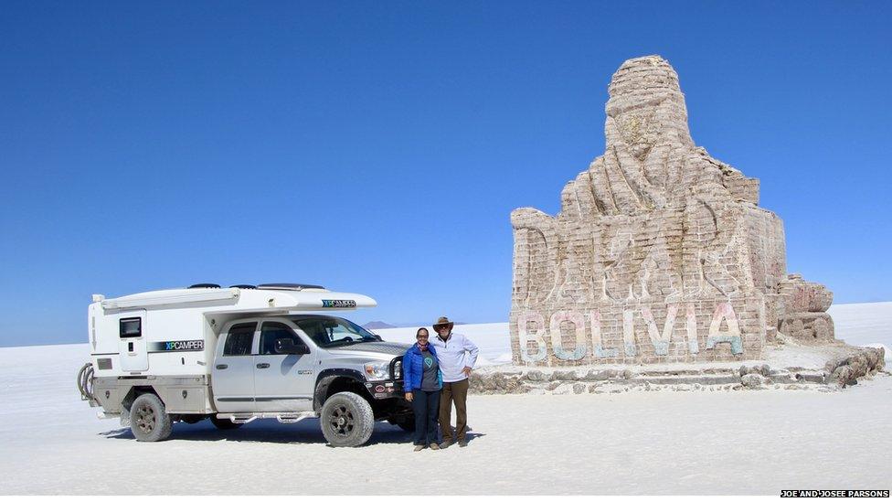 Joe and Josée Parsons in Bolivia