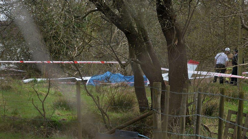 Light aircraft crashes in County Antrim