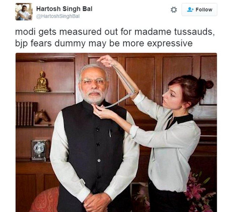 modi gets measured out for madame tussauds, bjp fears dummy may be more expressive