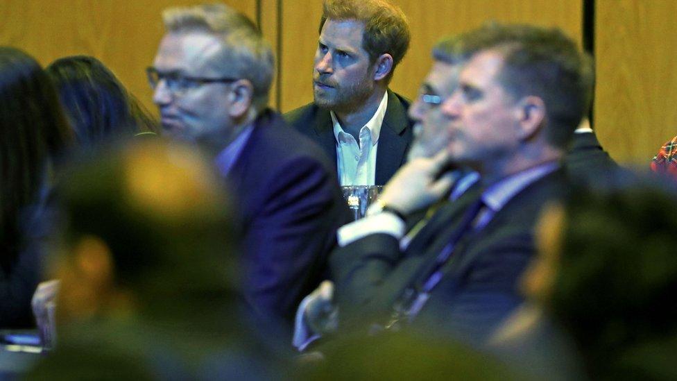 Prince Harry at conference