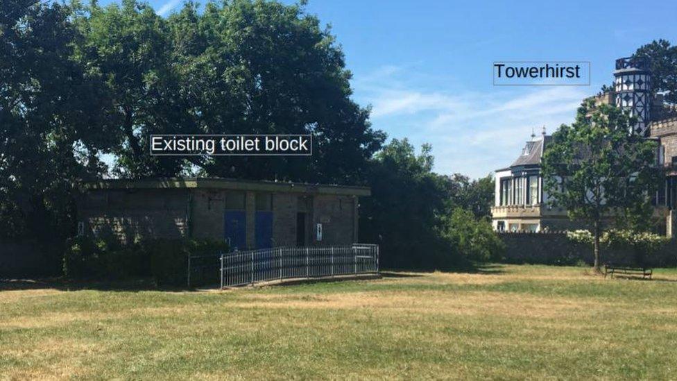 The current toilets