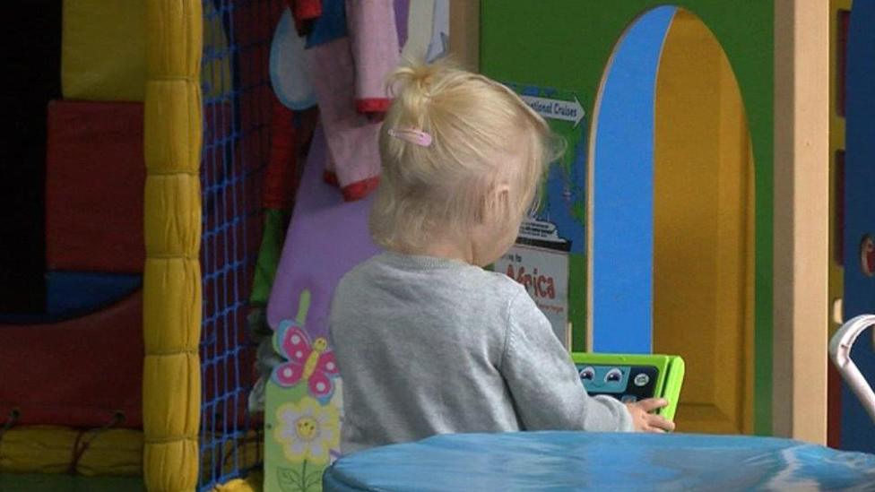 Child in Welsh nursery