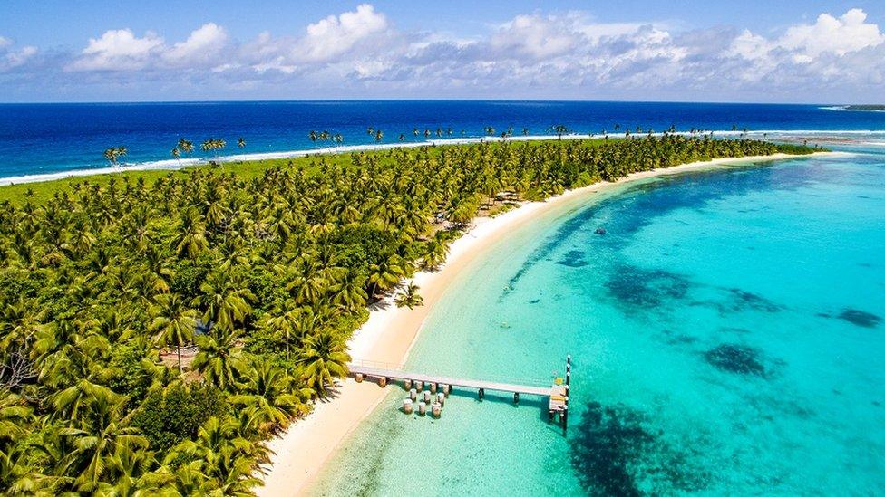 Cossies Beach on Australia's relatively unknown Cocos (Keeling) Islands