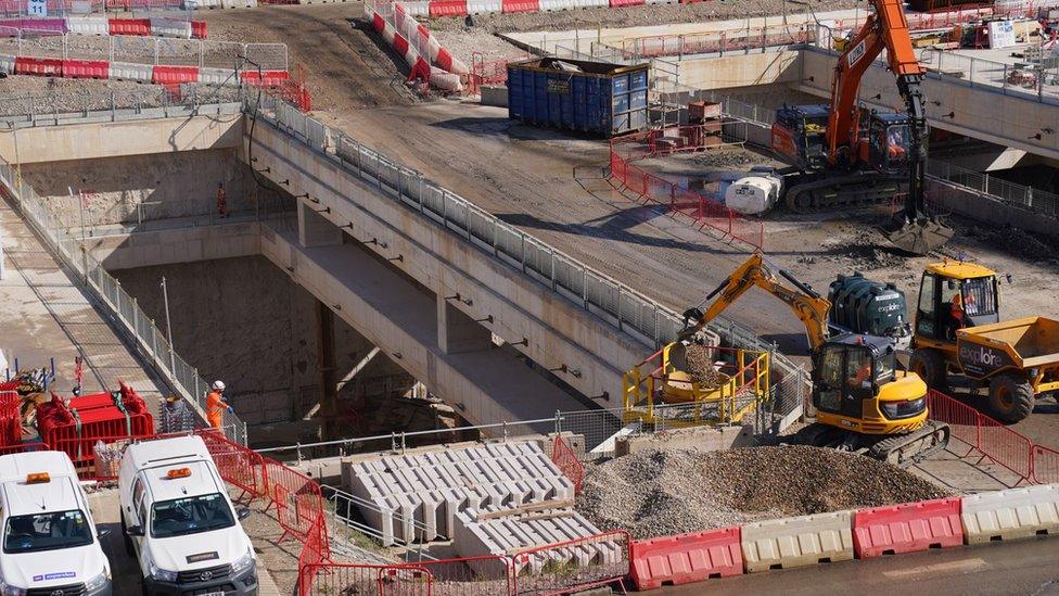 Old Oak Common Station construction site