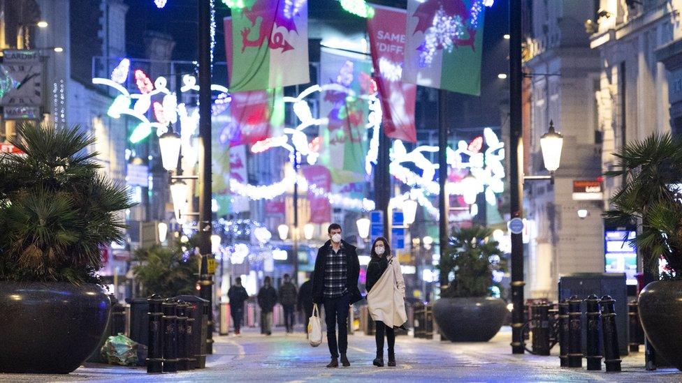 Couple in Cardiff