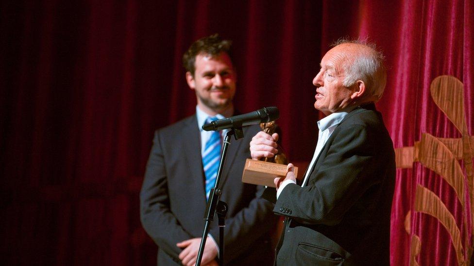 Kevin with British TV magician Paul Daniels