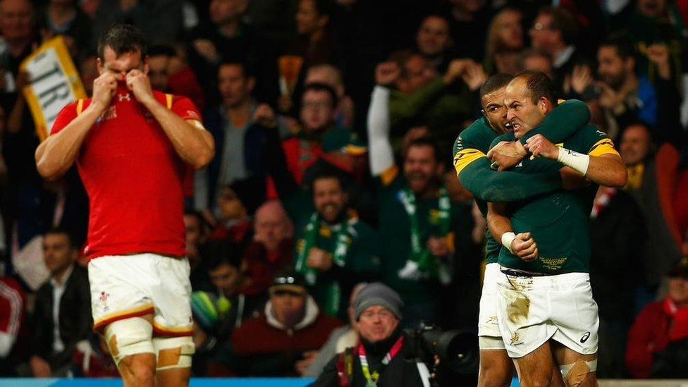 Cymru v De Affrica