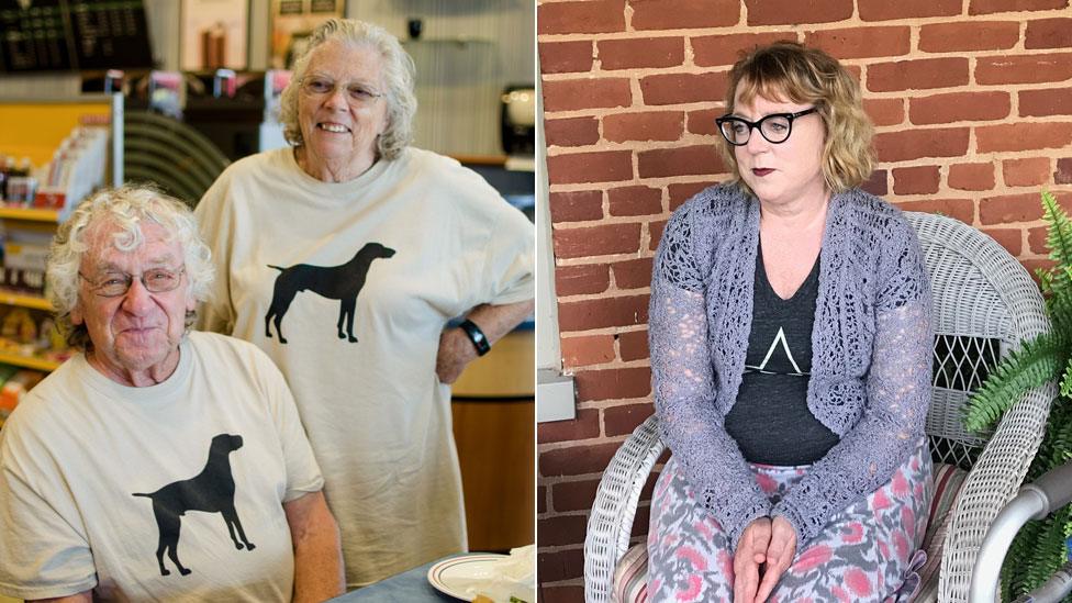 Karen Swallow Prior (right) and her parents (left)