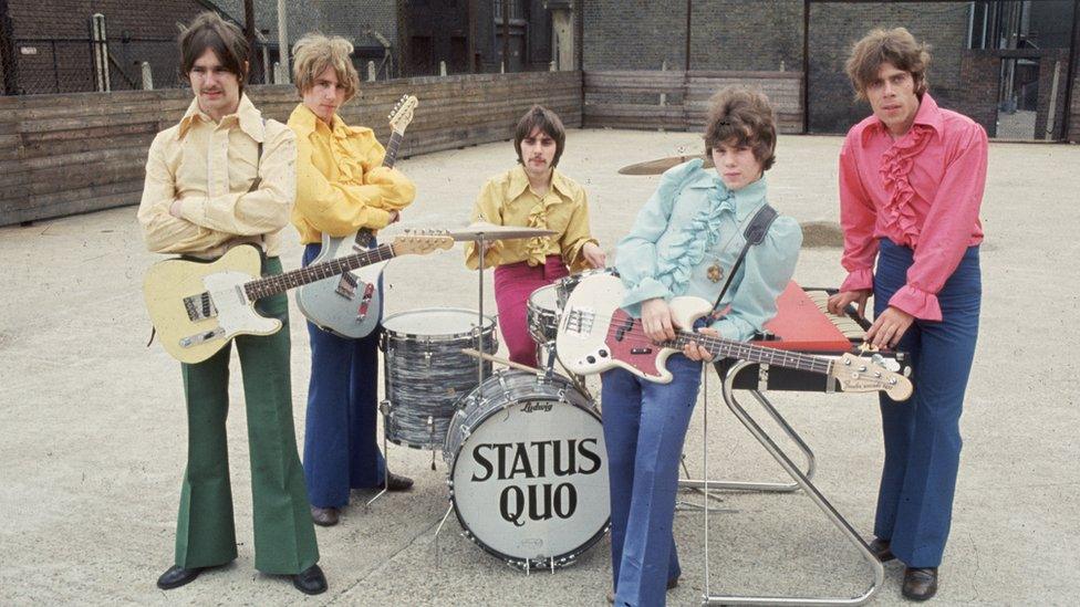 Rick Parfitt and Status Quo in 1968