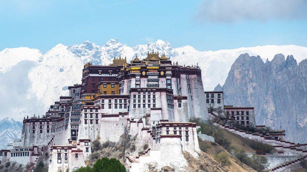 The Potala Palace in Lhasa, Tibet