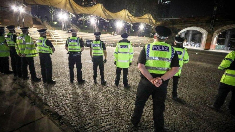 Police break up rave in Manchester