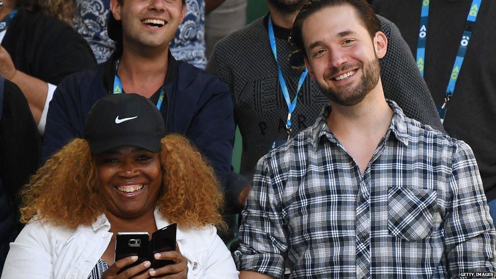 Oracene Price and Alexis Ohanian