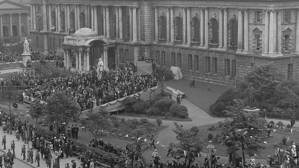 City hall in 1921