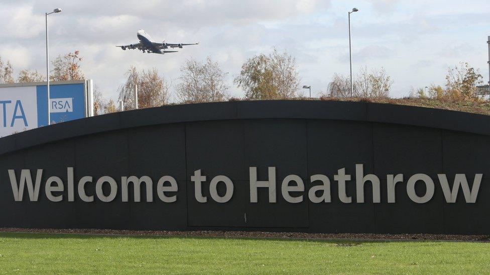 Heathrow sign