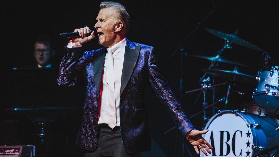 Martin Fry from band ABC singing