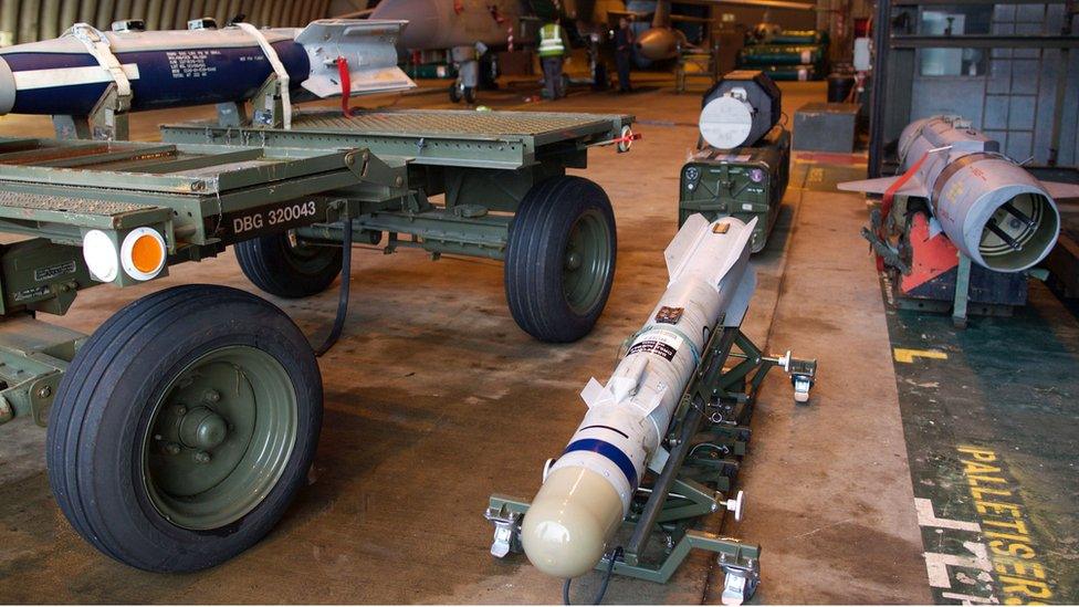 Brimstone missile at RAF Marham in Norfolk