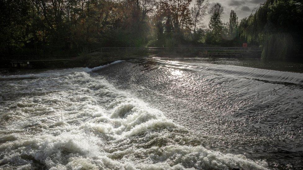 Weir on the River Severn