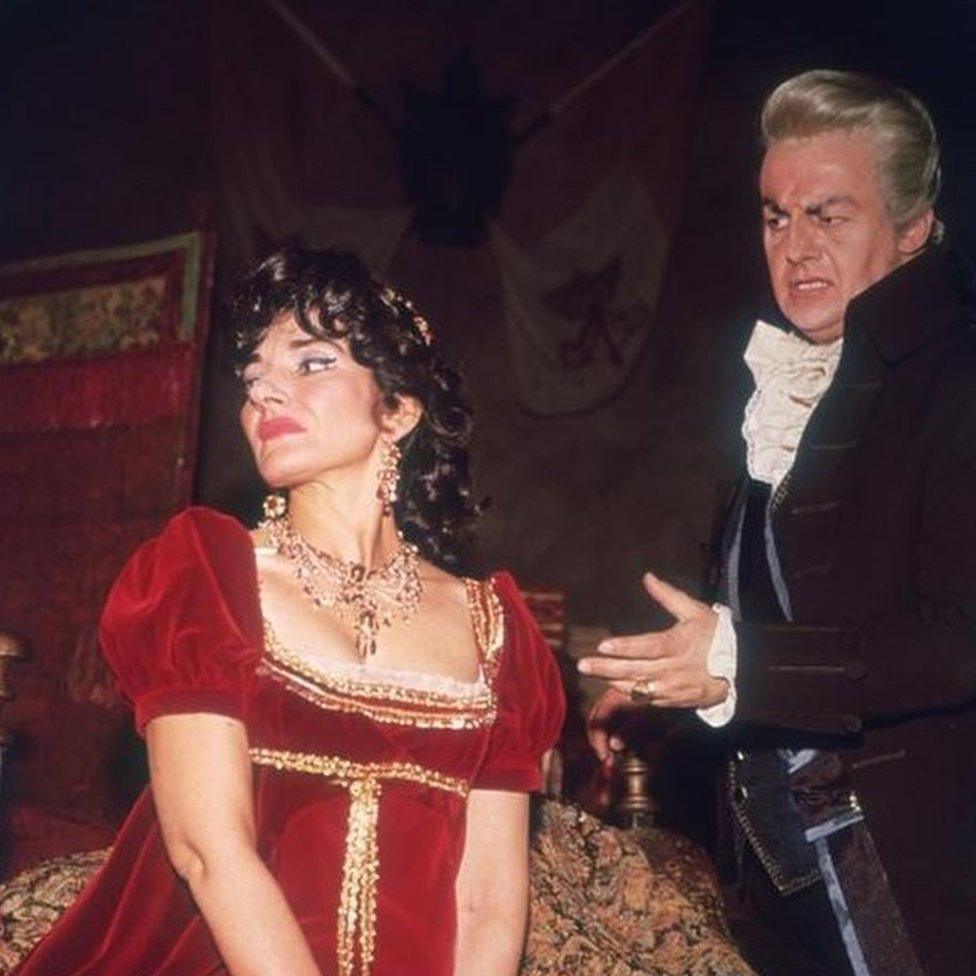 Maria Callas & Tito Gobbi in Tosca