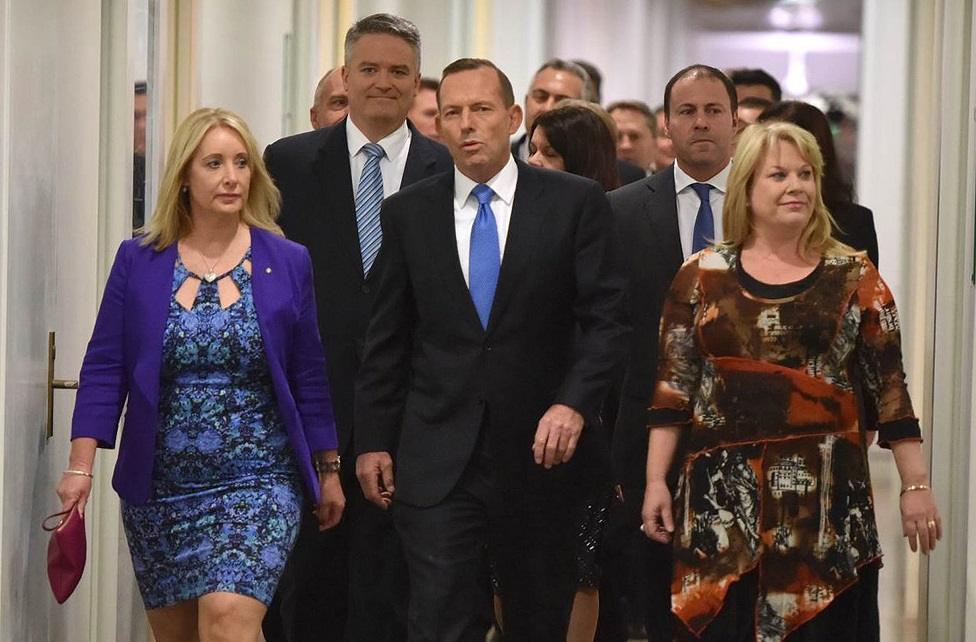 Tony Abbott and his squad