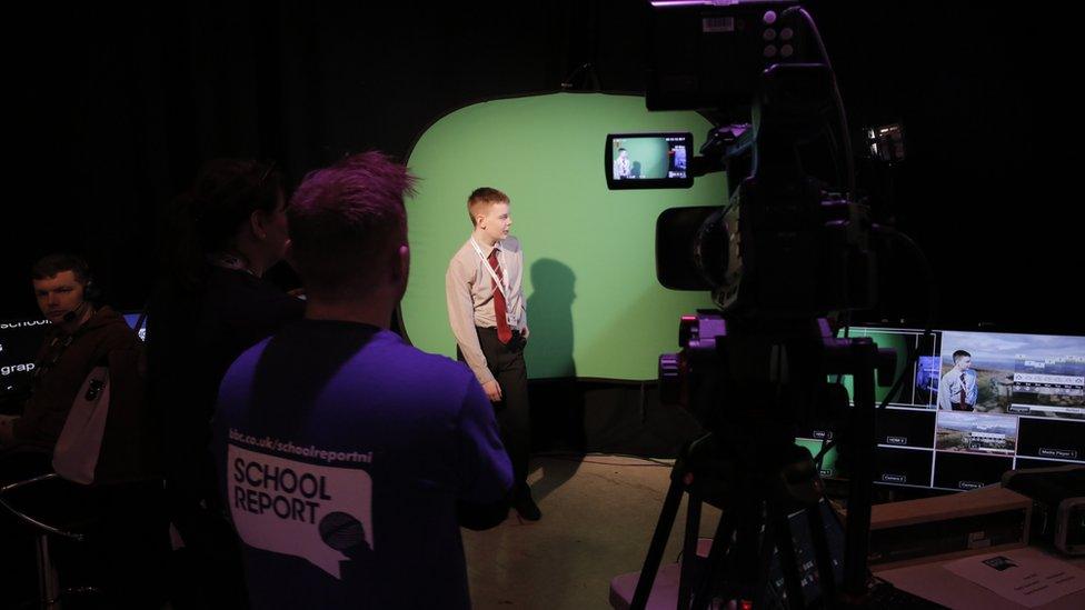 Potential weatherman of the future? Students discovered presenting the weather is harder than it looks