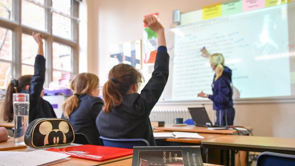 Children in a classroom