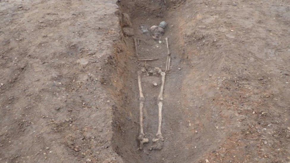 Anglo-Saxon graveyard