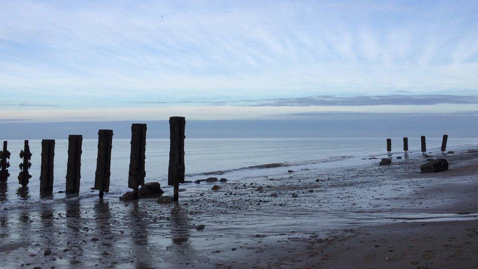 The beach at Colwyn Bay, taken by Shane Hackett.