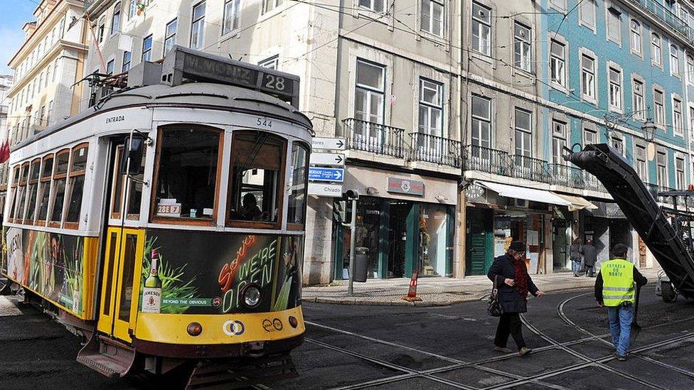 Lisbon tram