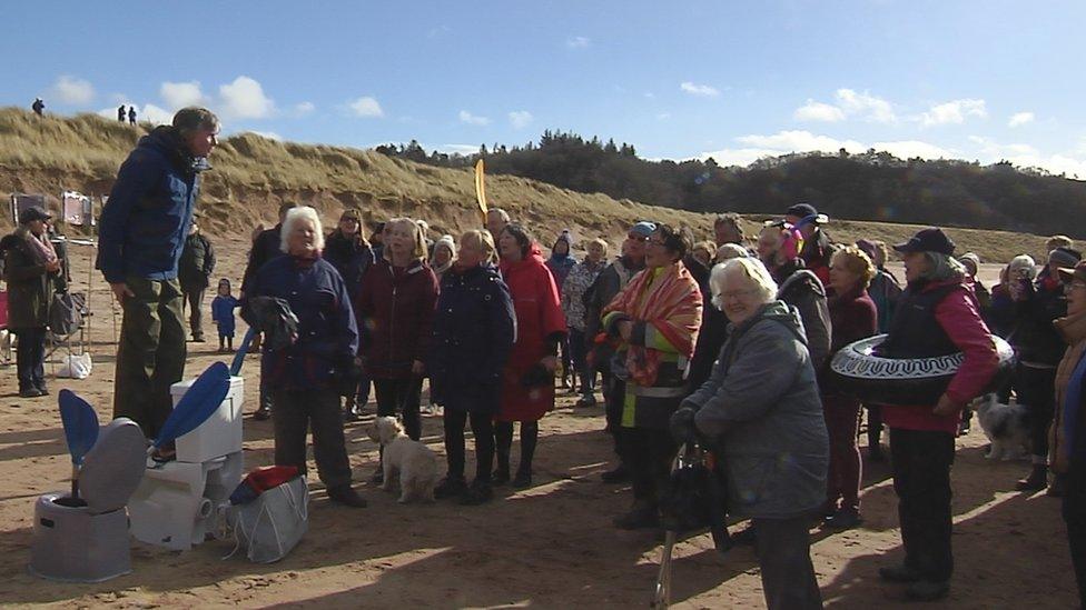 Protest in Gairloch