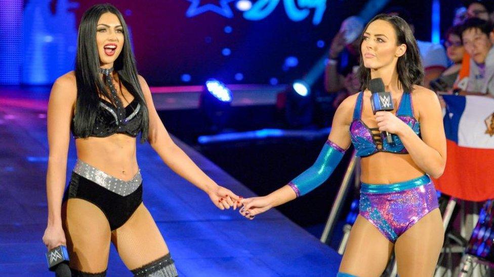 Billie Kay and Peyton Royce