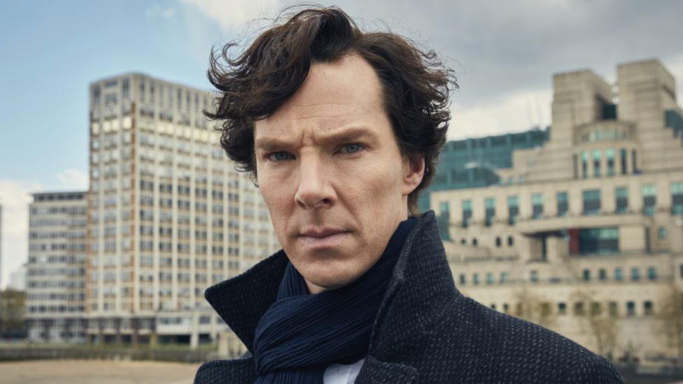 Benedict Cumberbatch as Sherlock Holmes