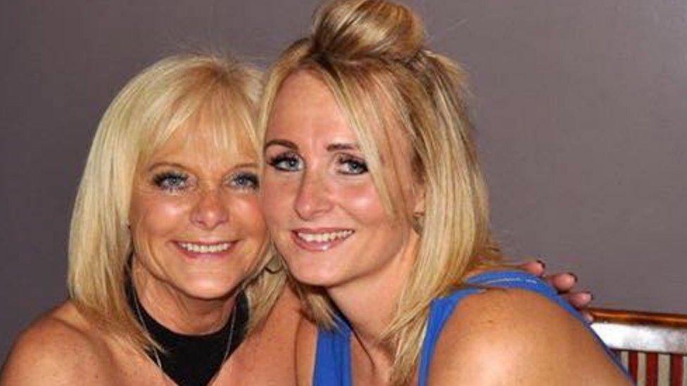 Susan Cooper with daughter Kelly Ormerod