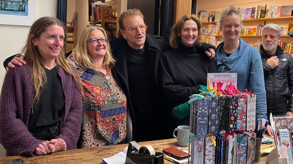 Bono at Chorlton Bookshop