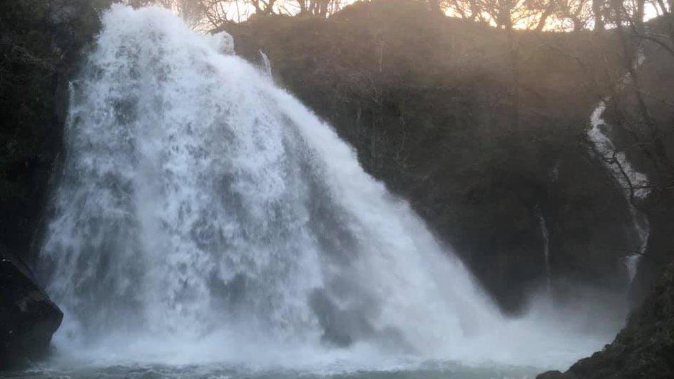 Llanberis Waterfall