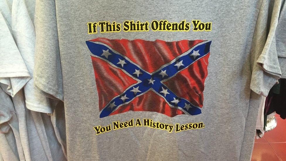 Confederate flag T-shirt